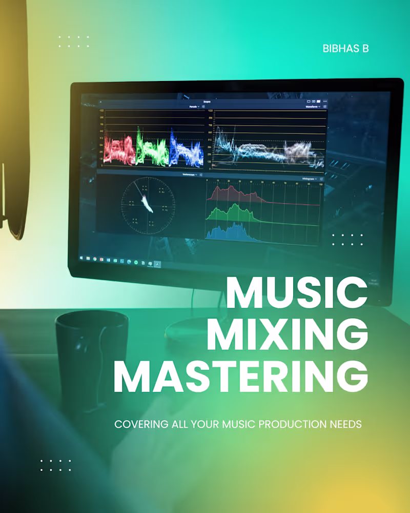 Cover image for Mix & master your track with pro studio sound
