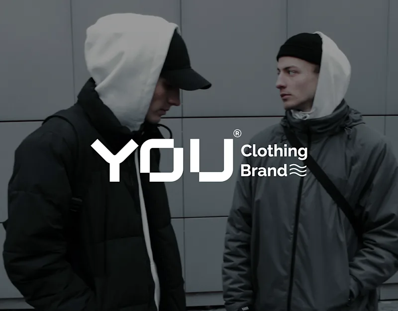 Cover image for YOU® Clothing Brand Branding, Brand Identity