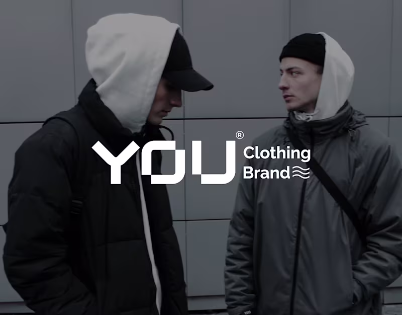 Cover image for YOU® Clothing Brand Branding, Brand Identity