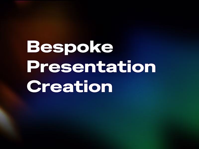 Cover image for Professional Presentation Design