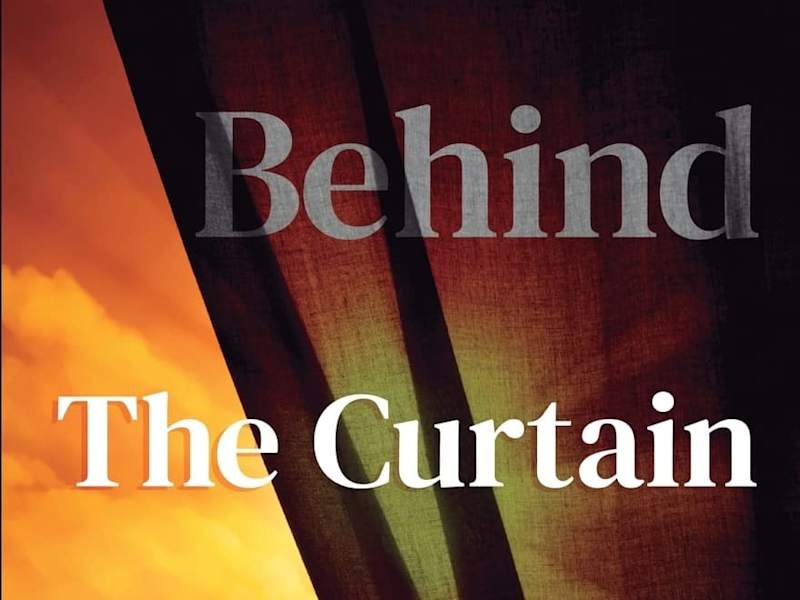 Cover image for The Man Behind the Curtain by Jessica Renee and Valerie Dimino