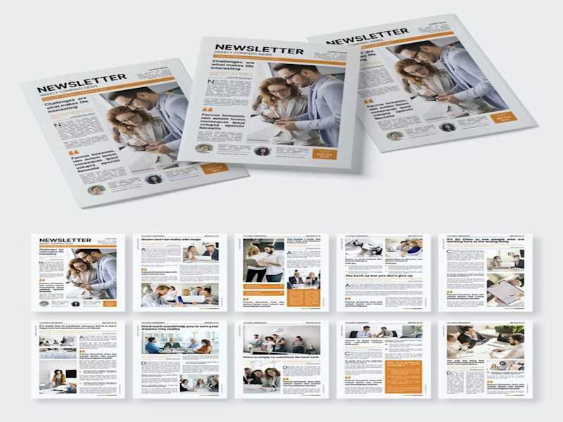 Cover image for will design custom mailchimp email marketing template newsletter