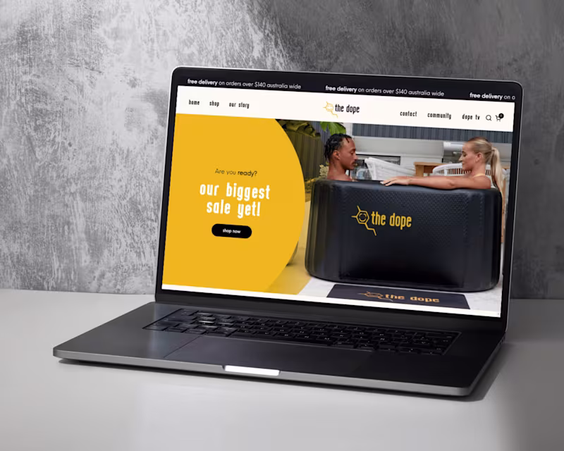 Cover image for The Dope - Website In A Day and Figma