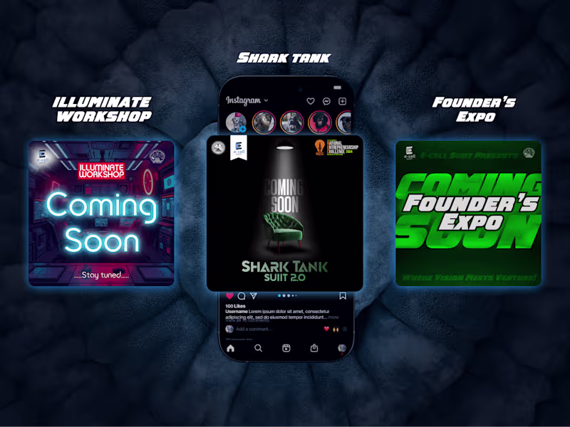 Cover image for Stunning social media designs to grow your brand and audience.