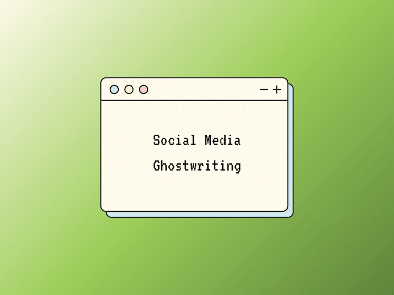 Cover image for Ghostwriting for Client's Social Media Account
