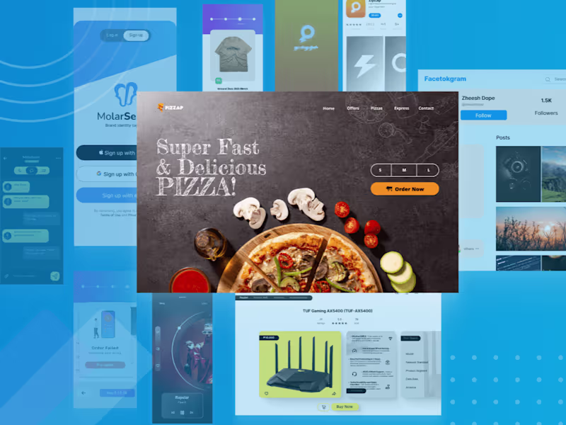 Cover image for Web and UI/UX Design