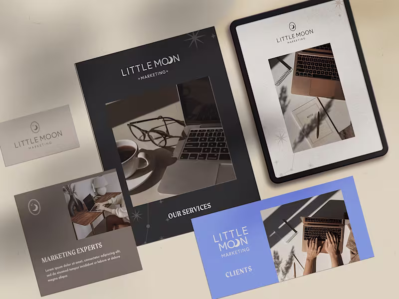 Cover image for Brand Design: Little Moon Marketing