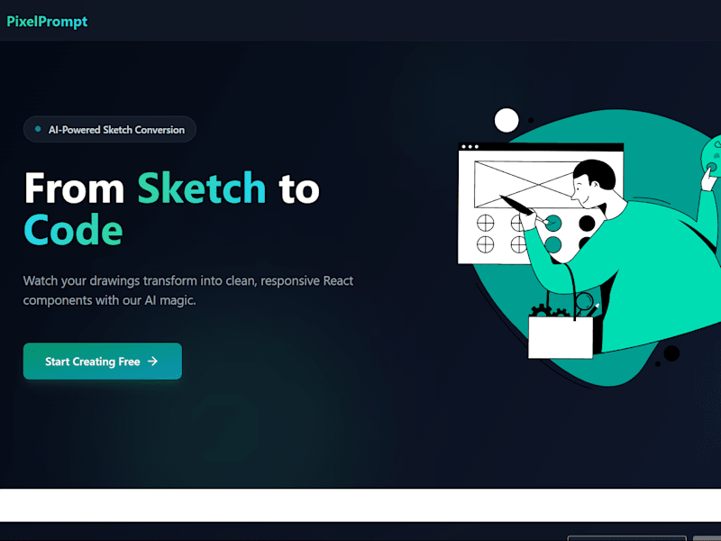 Cover image for AI-Powered Website Sketch Converter
