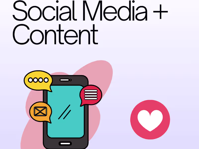 Cover image for Social Media Management and Content Creation