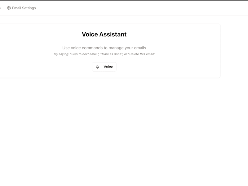 Cover image for Email voice assistant