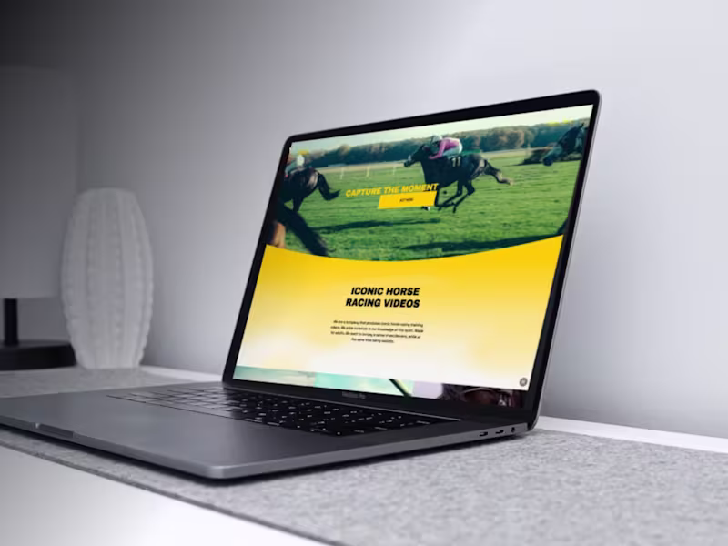 Cover image for Project Overview: Horse Racing Media Company Website