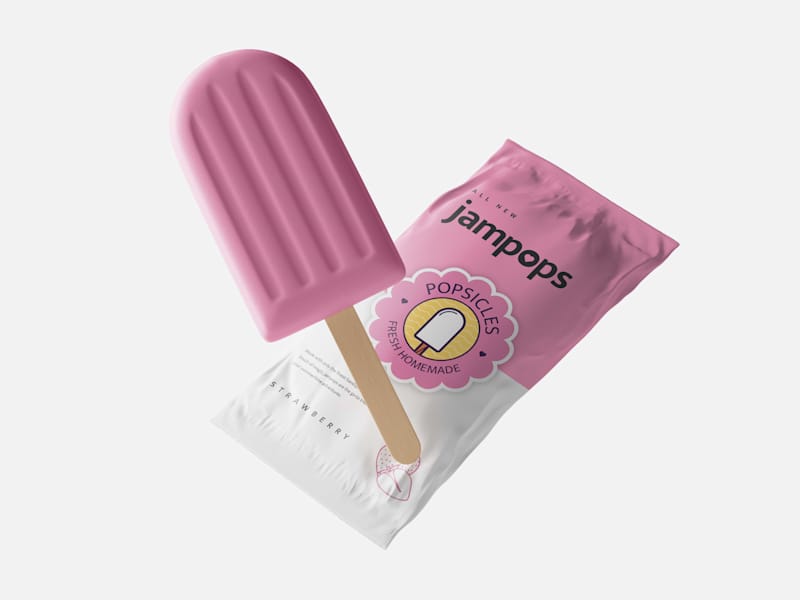 Cover image for Jampops - Packaging design by Ali Zaidi