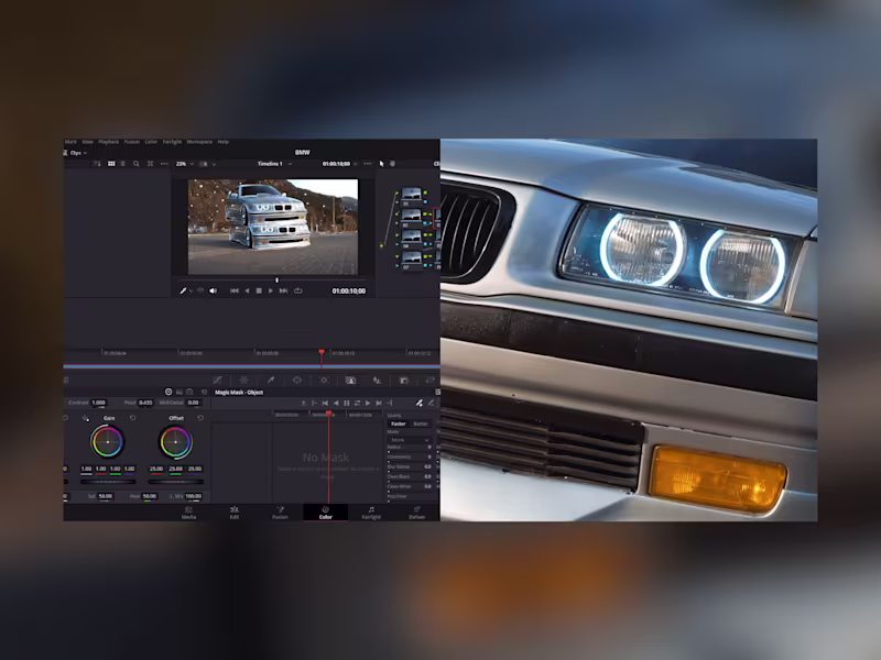 Cover image for I edit a cinematic car video!