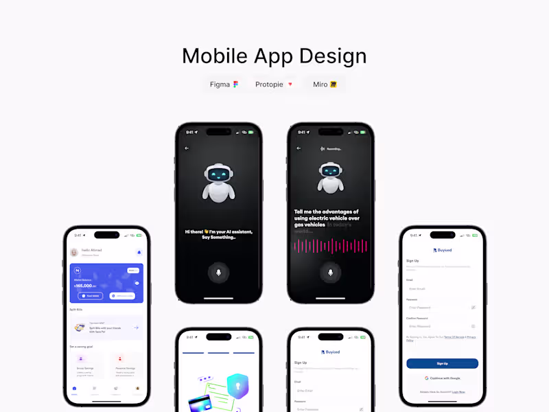 Cover image for Custom Mobile App Designs