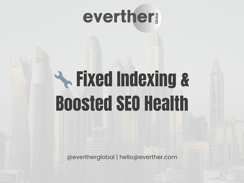 Cover image for Technical SEO & Indexing Recovery