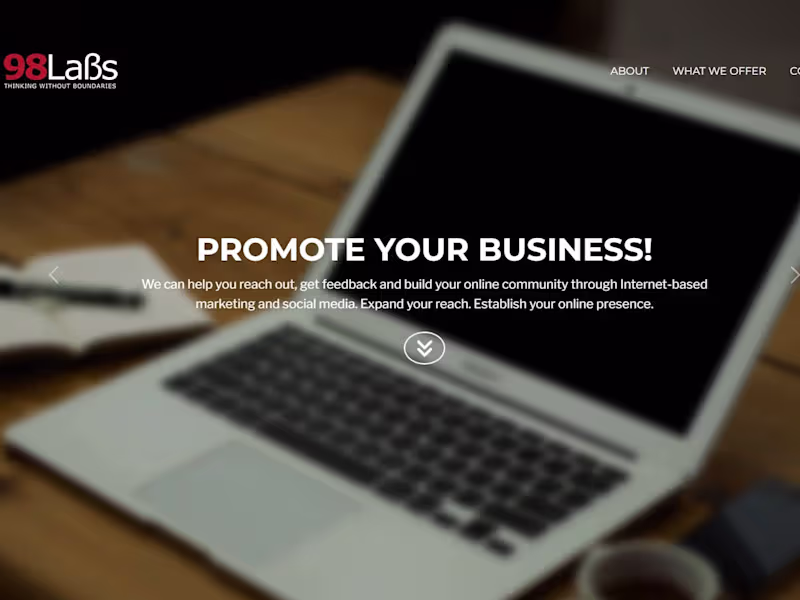 Cover image for 98Labs Inc. Thinking Without Boundaries