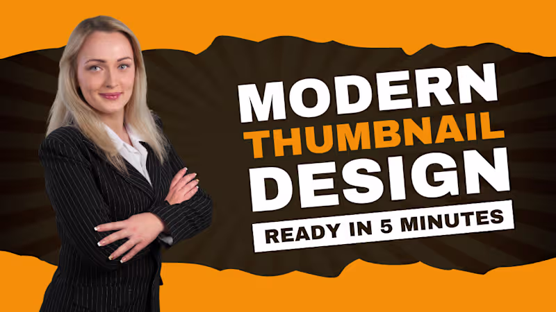 Cover image for YouTube Thumbnail Design