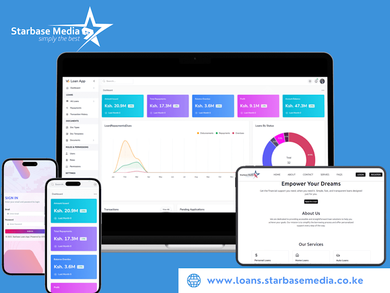 Cover image for Loan Management Platform Development for Starbase Media