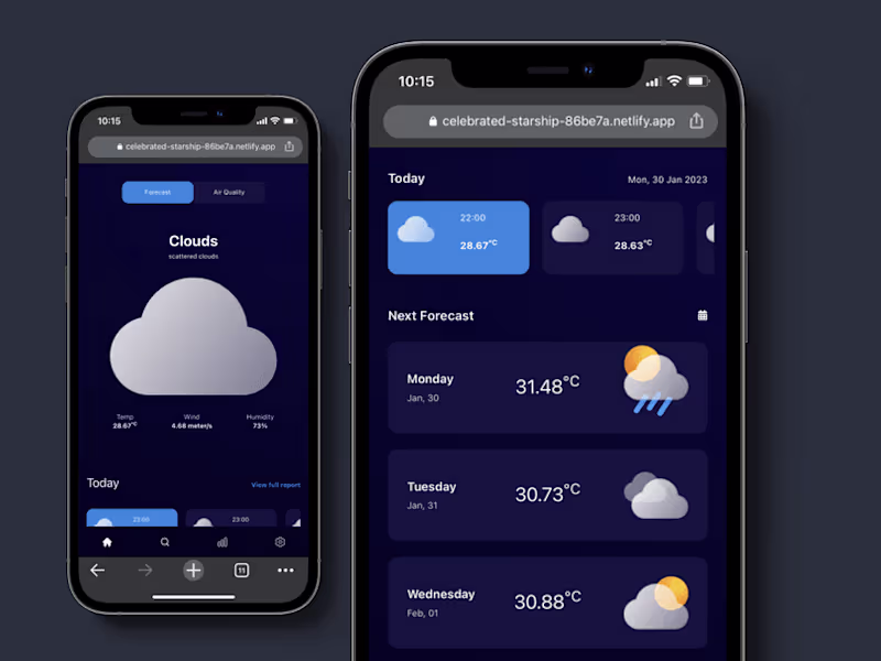 Cover image for Weather Forecast App