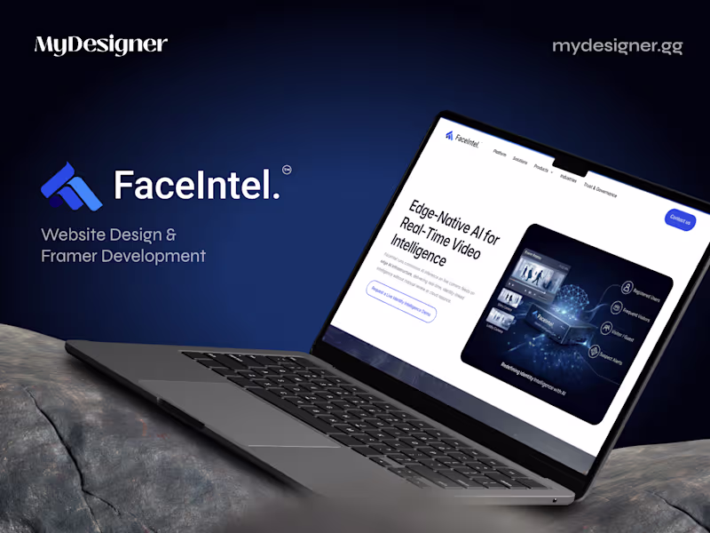 Cover image for FaceIntel Website Design and Development