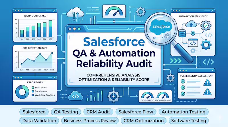 Cover image for Salesforce Automation QA & Reliability