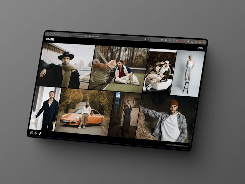 Cover image for Fashion Model's Website