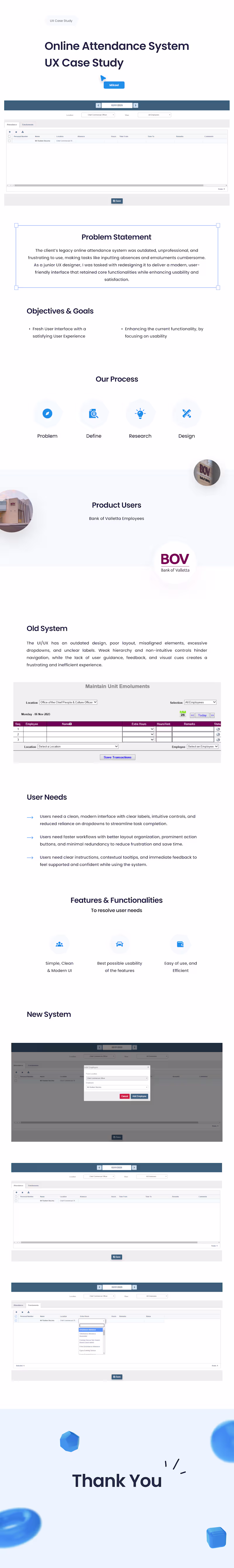 Cover image for Online Attendance System UX/UI Case Study