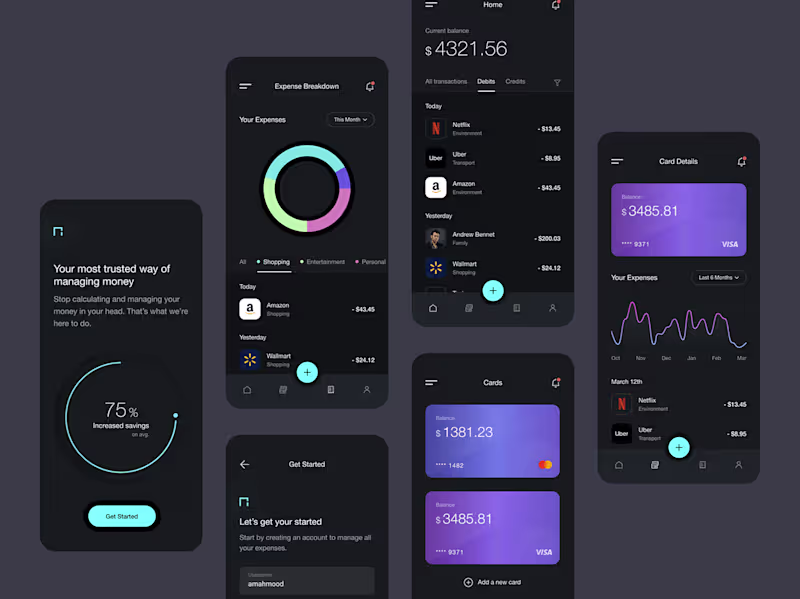 Cover image for Expense Project Concept Apps :: Behance