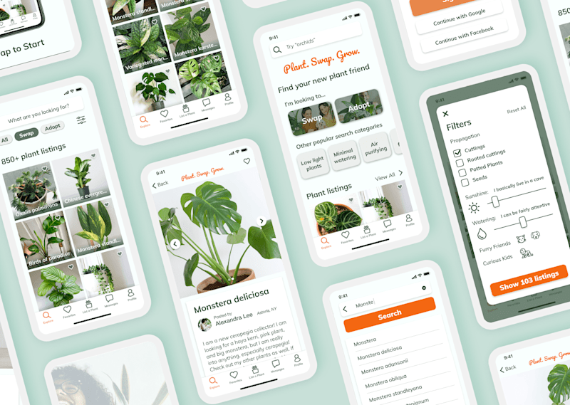 Cover image for Plant Swap Grow — iOS Plant Exchange App