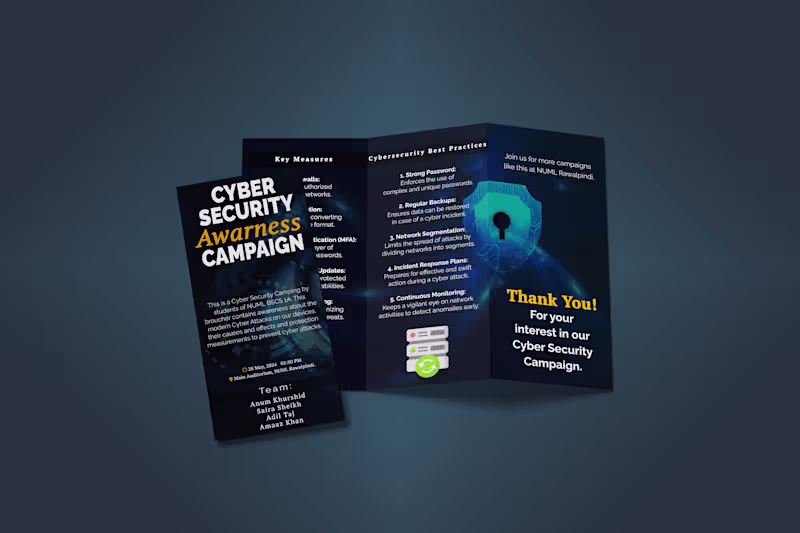Cover image for Cyber Security Awarness Flyer