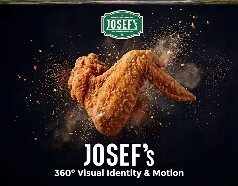 Cover image for Josef's: 360° Visual Identity & Social Motion