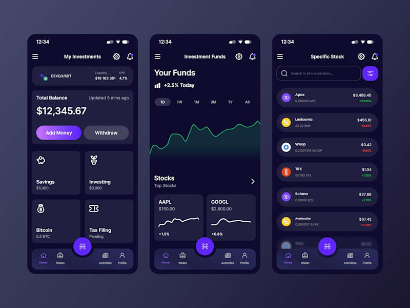 Cover image for Financial app design