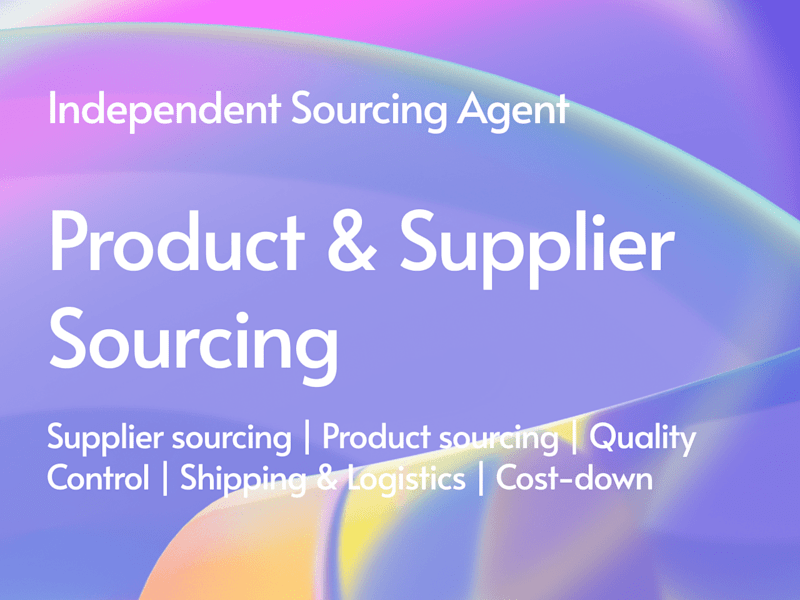 Cover image for Product/Supplier Sourcing In China