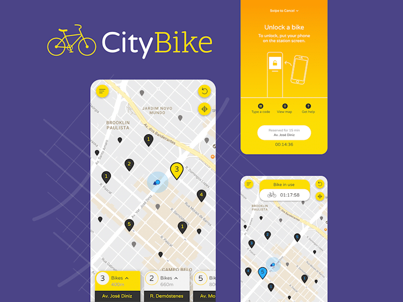 Cover image for CityBike - Bike Renting App