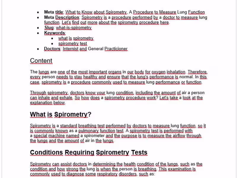 Cover image for Spirometry