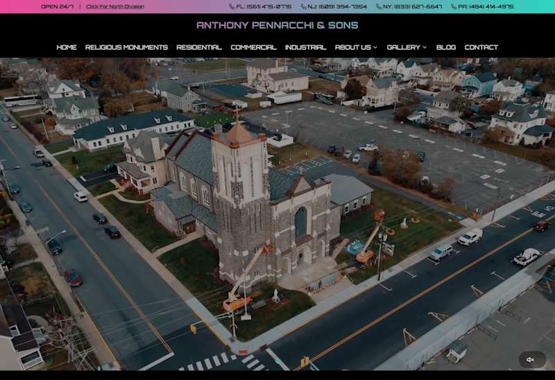 Cover image for Historic Masonry & Restoration Website