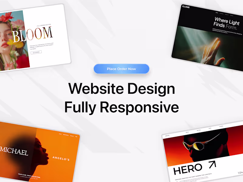 Cover image for Website Design That Converts (Responsive)