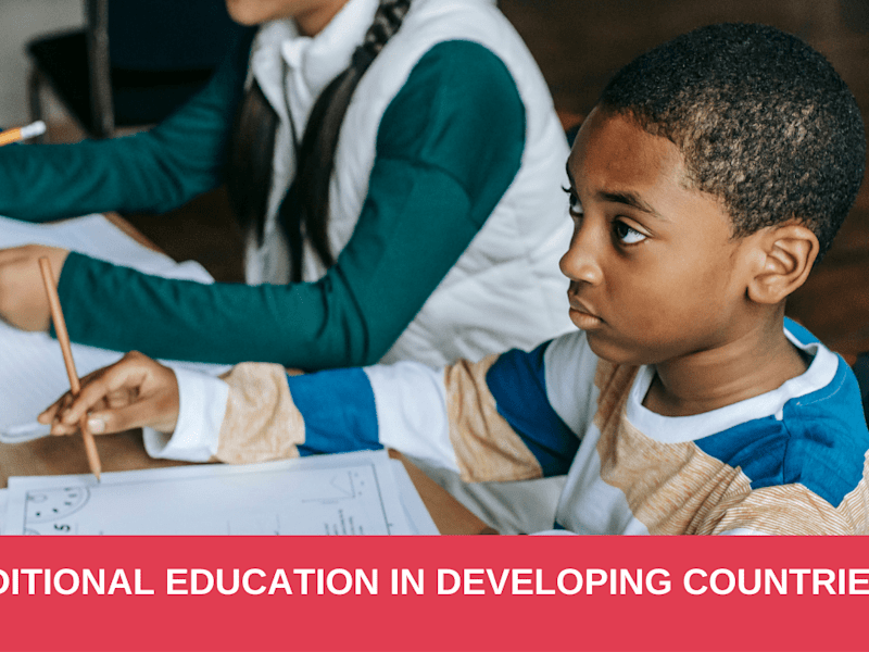 Cover image for Traditional education in developing countries