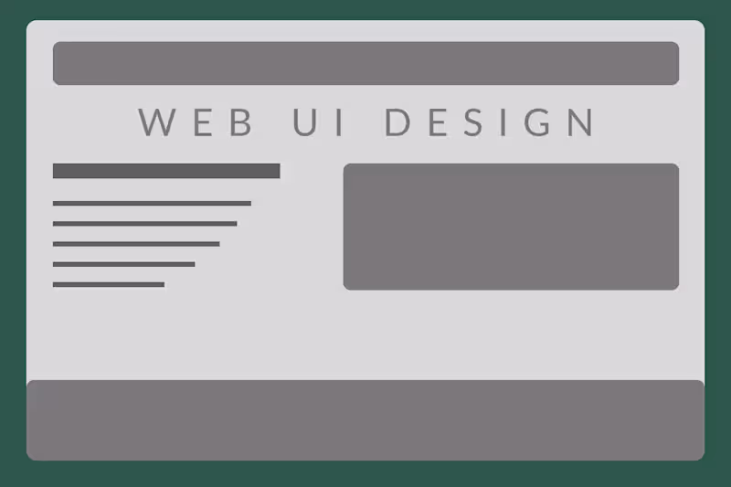 Cover image for UI Web Design