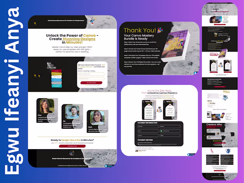 Cover image for Canva Crash Course Sales Funnel
I