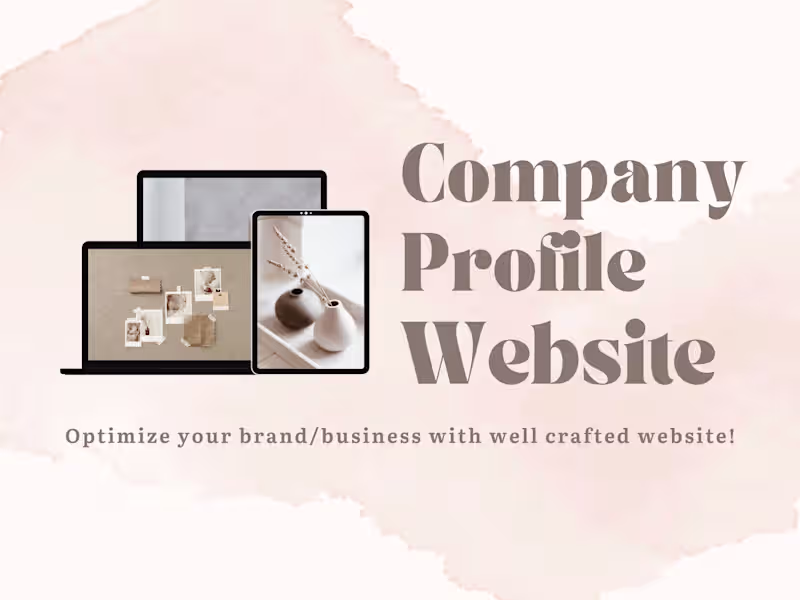 Cover image for Company Profile Website