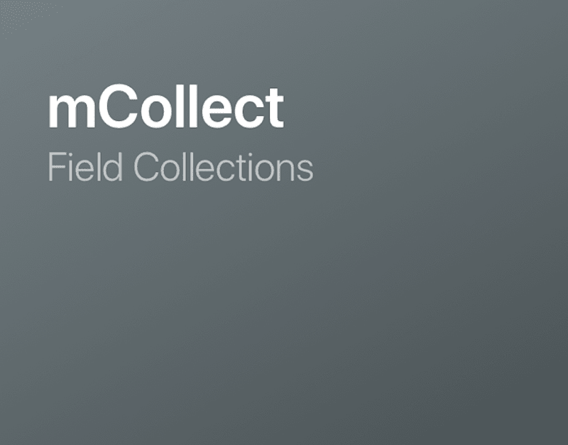 Cover image for mCollect - Field Collections :: Behance