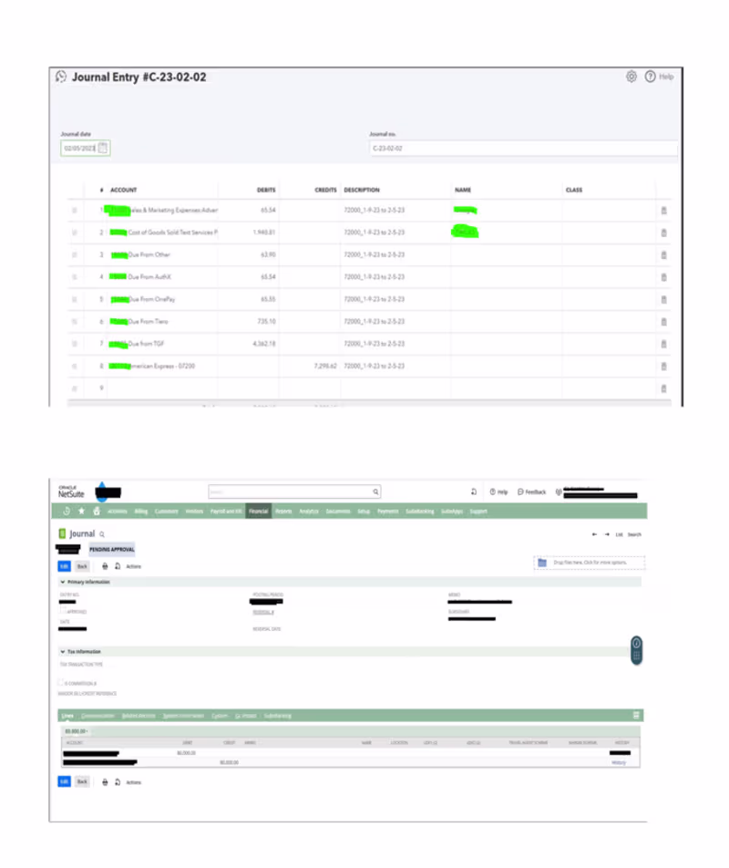 Cover image for QuickBooks & NetSuite Journal Entry