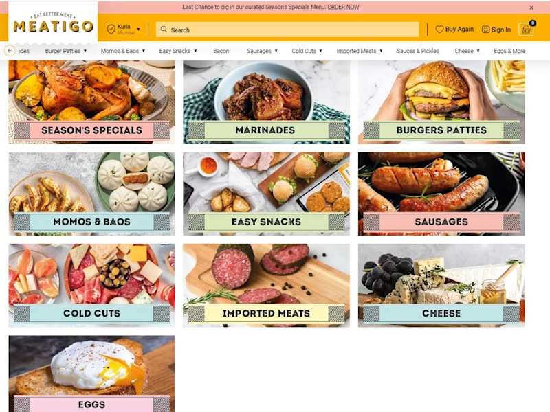 Cover image for Website Content | Meatigo