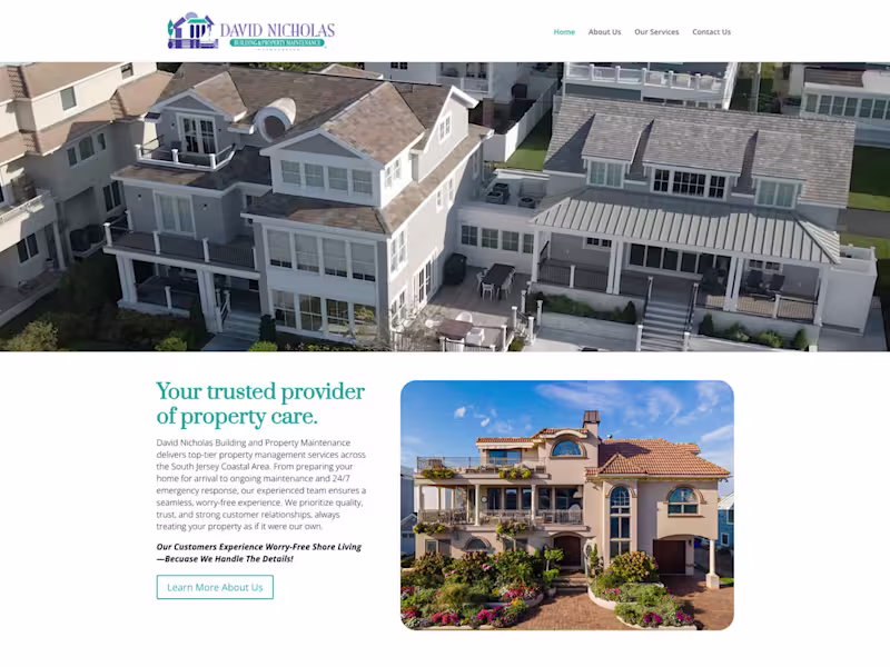 Cover image for David Nicholas Building & Property