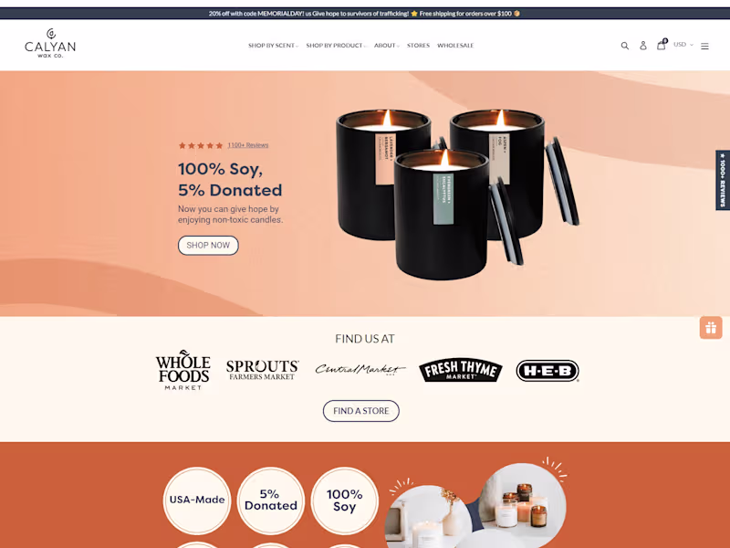 Cover image for I built and customized a premium Shopify store for Calyan Wa...