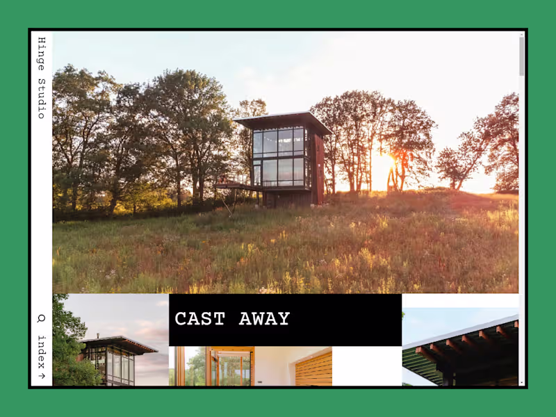 Cover image for Hinge Studio — a minimally unique projects template