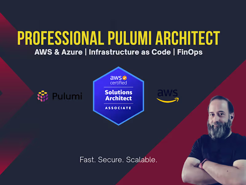Cover image for Infrastructure as Code (IaC) Development with Pulumi & AWS.
