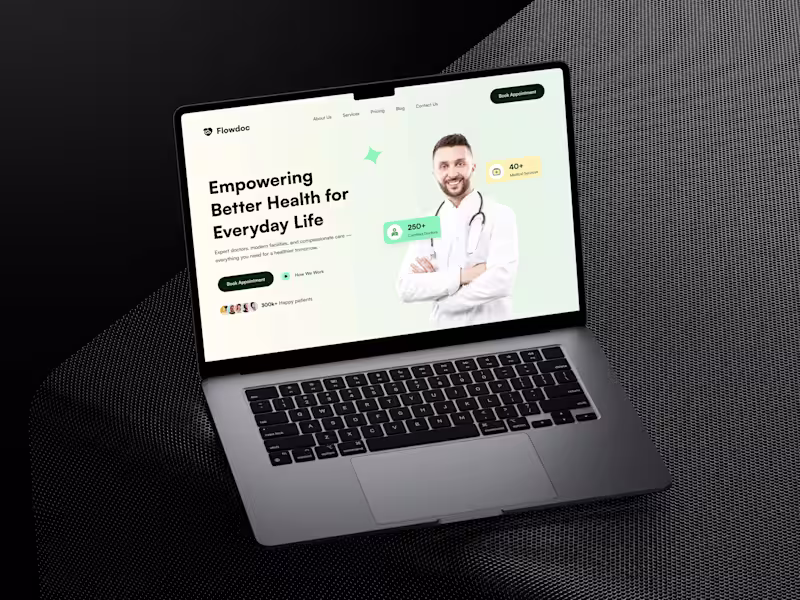 Cover image for Flowdoc – Modern Medical UI Template