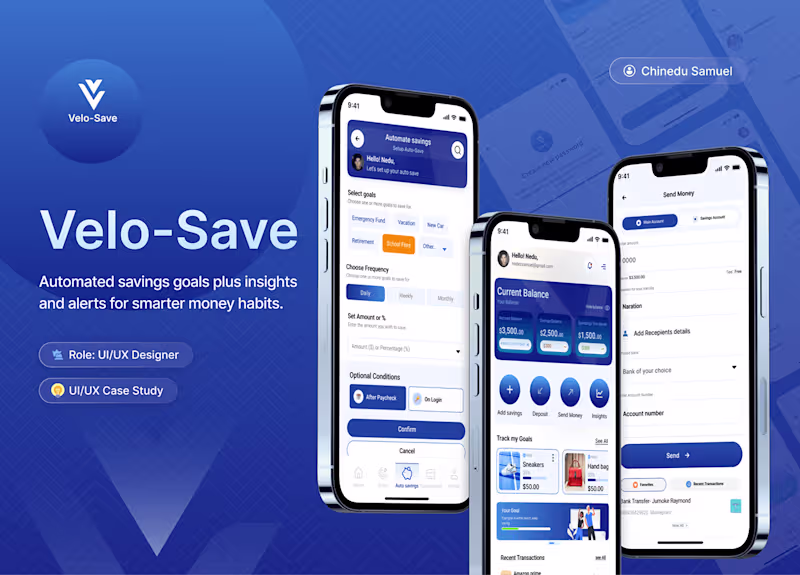 Cover image for Fintech App - UI/UX Case Study